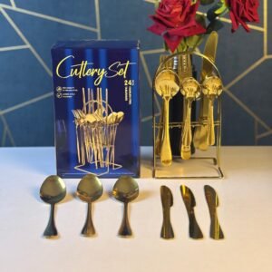 Stainless Steel Cutlery Set-24-Piece