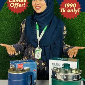 Electric Cooking Pot & High Power Grinder Machine Combo Offer