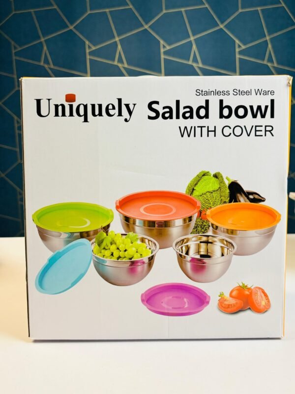 Uniquely Salad bowl WITH COVER - Image 2